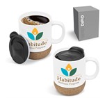 Serendipio Sienna Cork & Ceramic Sublimation Coffee Mug - 340ml DR-SD-201-B_DR-SD-201-B-01