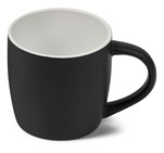 Serendipio Victoria Ceramic Coffee Mug - 280ml Black