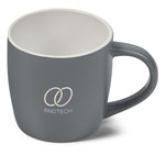 Serendipio Victoria Ceramic Coffee Mug - 280ml Grey