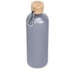 Serendipio Origen Aluminium & Bamboo Water Bottle – 750ml Grey