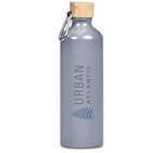 Serendipio Origen Aluminium & Bamboo Water Bottle – 750ml Grey