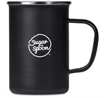 Serendipio Canyon Enamel Coffee Mug – 600ml Black