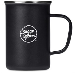 promo: Serendipio Canyon Enamel Coffee Mug – 600ml (Black)!