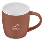 Serendipio Vogue Victoria Ceramic Coffee Mug - 280ml Burnt Orange