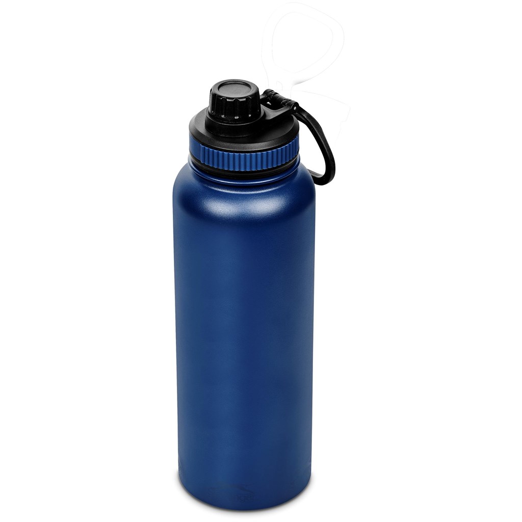 Slazenger Hooper Stainless Steel Vacuum Water Bottle - 1.2 Litre - Navy