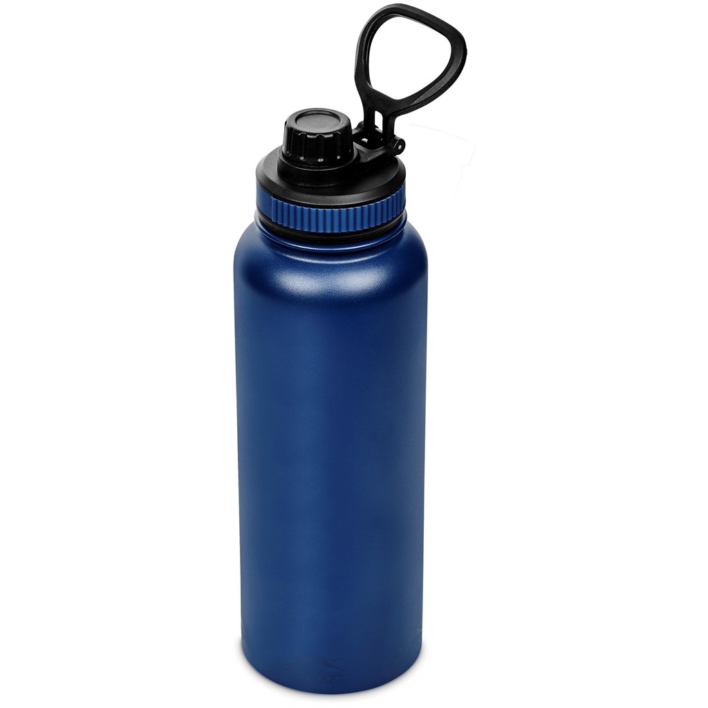 Slazenger Hooper Stainless Steel Vacuum Water Bottle - 1.2 Litre - Navy