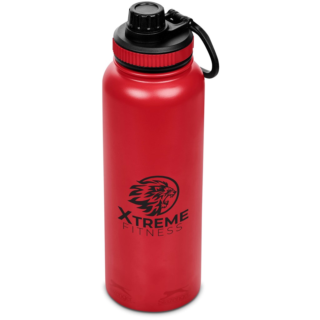 Slazenger Hooper Stainless Steel Vacuum Water Bottle - 1.2 Litre - Red