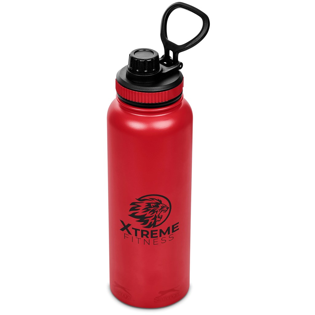 Slazenger Hooper Stainless Steel Vacuum Water Bottle - 1.2 Litre - Red