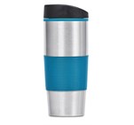 Ridge Stainless Steel & Plastic Double-Wall Tumbler - 450ml Turquoise