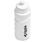 Altitude Slam Plastic Water Bottle - 500ml Solid White