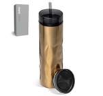 Serendipio Fire & Ice Stainless Steel & Plastic 2-In-1 Tumbler - 435ml DW-6975_DW-6975-GD-NO-LOGO