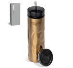 Serendipio Fire & Ice Stainless Steel & Plastic 2-In-1 Tumbler - 435ml DW-6975_DW-6975-GD