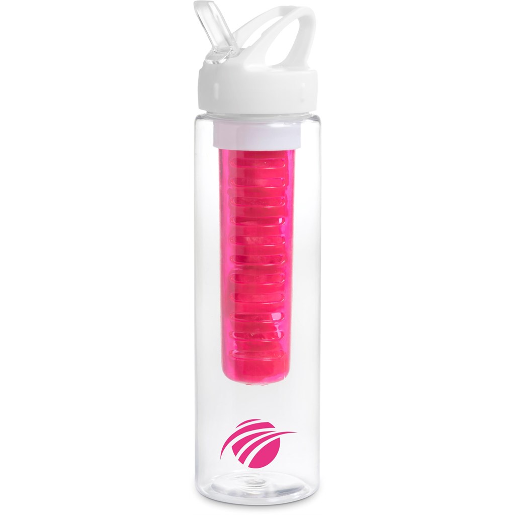 Zest Plastic Infuser Bottle - 750ml - Pink