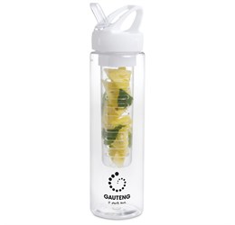 Zest Plastic Infuser Bottle - 750ml - Transparent