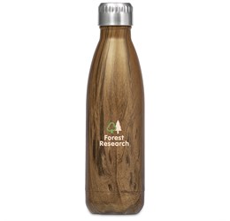 promo: Serendipio Woodbury Stainless Steel Vacuum Water Bottle 500ml (Brown)!