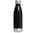 Omega Stainless Steel Water Bottle - 700ml Black