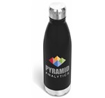Omega Stainless Steel Water Bottle - 700ml Black