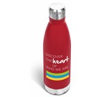Omega Stainless Steel Water Bottle - 700ml Red