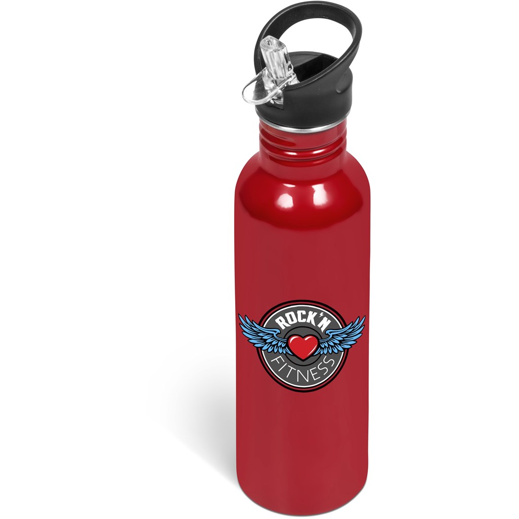Ventura Stainless Steel Water Bottle – 750ml - Red