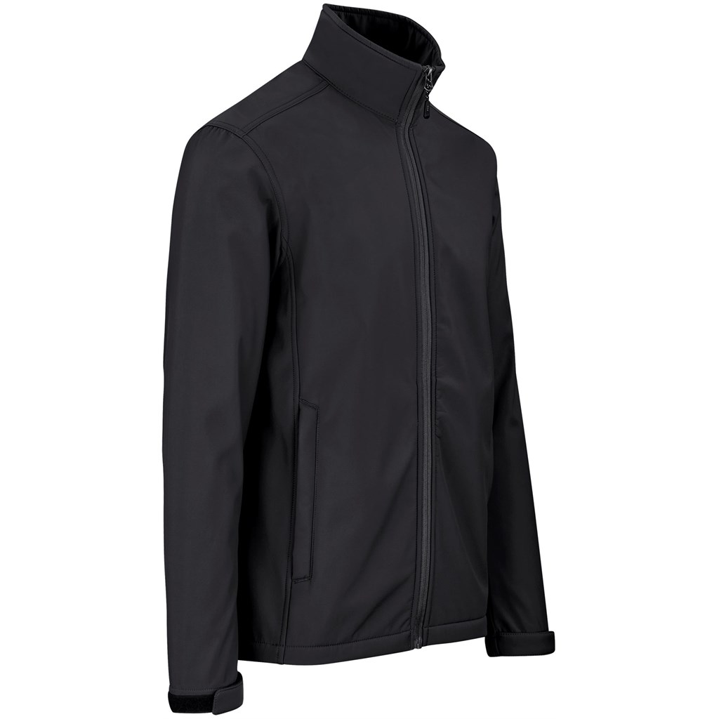 Mens Maxson Softshell Jacket - Black | ELE-7304-BL | Amrod