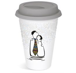 Andy Cartwright Mr & Mrs Smarty Pants Tumbler - Grey