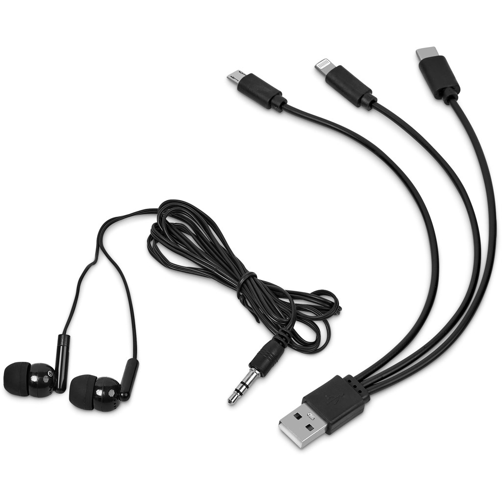 Altitude Zenia Earbuds & Tri-Cable Set