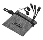Altitude Zenia Earbuds & Tri-Cable Set Black