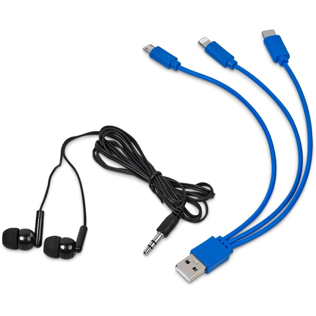 Altitude Zenia Earbuds & Tri-Cable Set