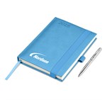 Altitude Advantage 2025 A5 Diary & Cypher Pen Set Cyan