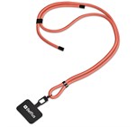 Altitude Fusion Crossbody & Wrist Phone Strap Set in Pouch Coral