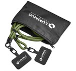 Altitude Fusion Crossbody & Wrist Phone Strap Set in Pouch Military Green