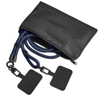 Altitude Fusion Crossbody & Wrist Phone Strap Set in Pouch Navy