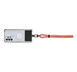 Altitude Resort Crossbody Phone Strap in Pouch Coral