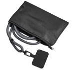 Altitude Resort Crossbody Phone Strap in Pouch Grey