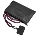 Altitude Resort Crossbody Phone Strap in Pouch Maroon