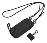 Altitude Glam Recycled PET Crossbody Bag & Phone Strap Black