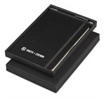 Carson Notebook & Pen Set Black
