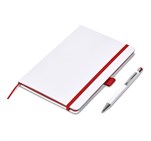 Howell Notebook & Pen Set Red