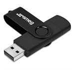 Shuffle Gyro Black Flash Drive – 8GB Black