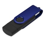 Shuffle Gyro Black Flash Drive – 8GB Navy