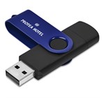 Shuffle Gyro Black Flash Drive – 8GB Navy