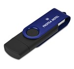 Shuffle Gyro Black Flash Drive – 8GB Navy