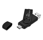 Shuffle Gyro Black Flash Drive – 32GB Black