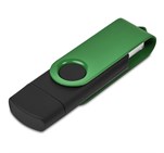 Shuffle Gyro Black Flash Drive – 32GB Green