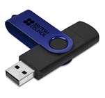 Shuffle Gyro Black Flash Drive – 32GB Navy