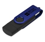 Shuffle Gyro Black Flash Drive – 32GB Navy