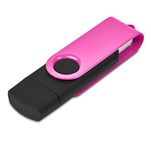Shuffle Gyro Black Flash Drive – 32GB Pink