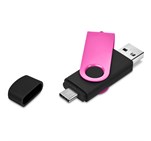 Shuffle Gyro Black Flash Drive – 32GB Pink