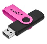 Shuffle Gyro Black Flash Drive – 32GB Pink
