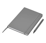 Hibiscus Notebook & Pen Set Grey